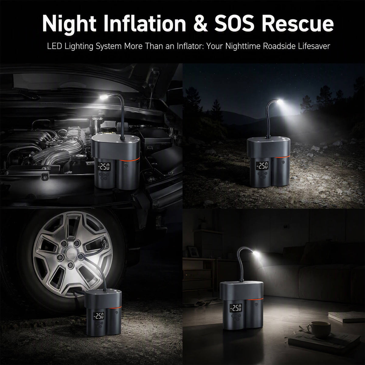 AMPHIVE Portable Tire Inflator