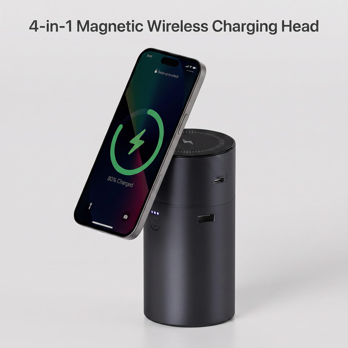 AMPHIVE 4 In 1 Magnetic Wireless Charger